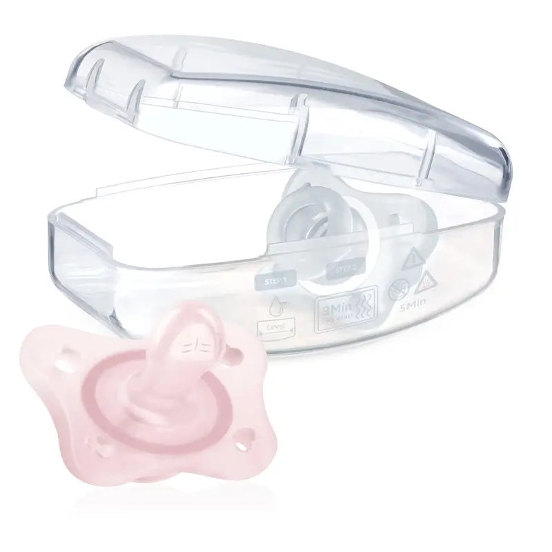 Chicco Ciuccio Physioforma Minisoft Rosa 0-2M 2 Unità
