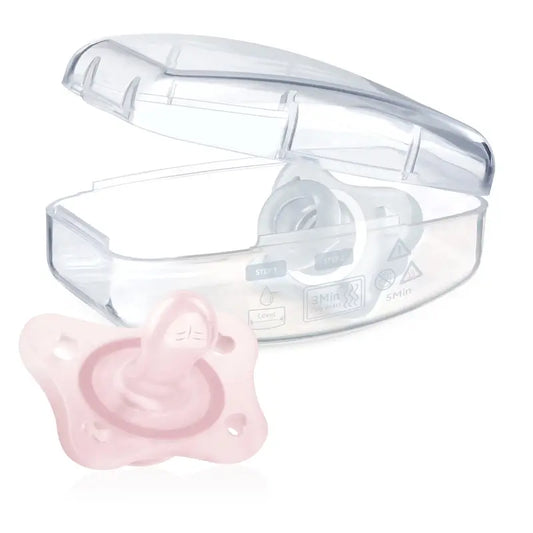Chicco Ciuccio Physioforma Minisoft Rosa 0-2M 2 Unità