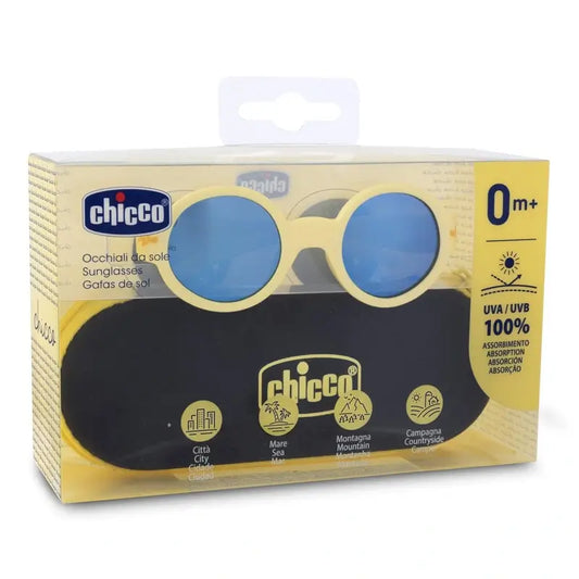 Occhiali da sole Chicco con lenti a specchio giallo 0M+ , 1 pezzo