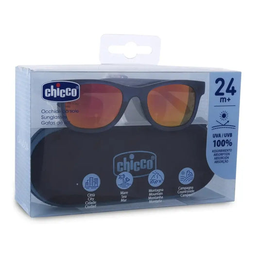 Occhiali da sole Chicco con lente specchiata blu 24M+ , 1 pezzo
