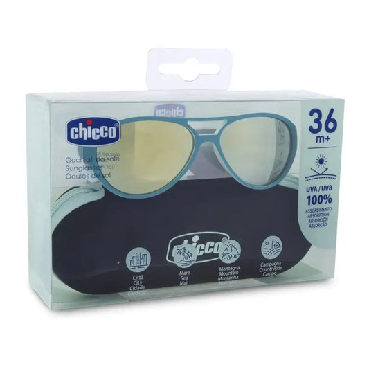 Occhiali da sole Chicco con lente specchiata verde 36M+ , 1 pezzo