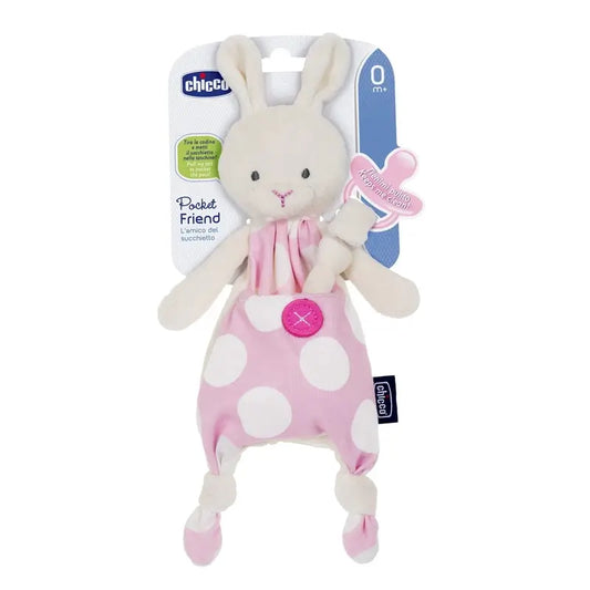 Ciuccio Chicco Pocket Friend Bunny Rosa