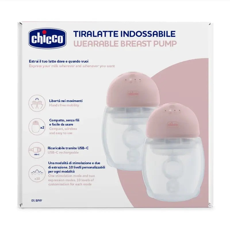 Tiralatte elettrico doppio Chicco a mani libere