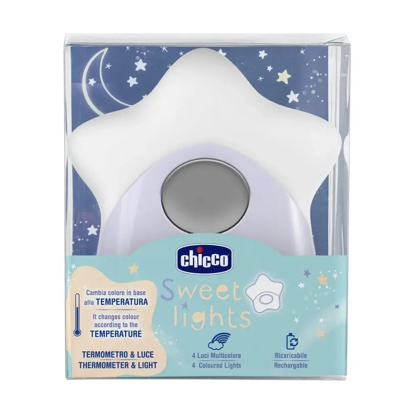 Luce notturna Chicco Star con termometro