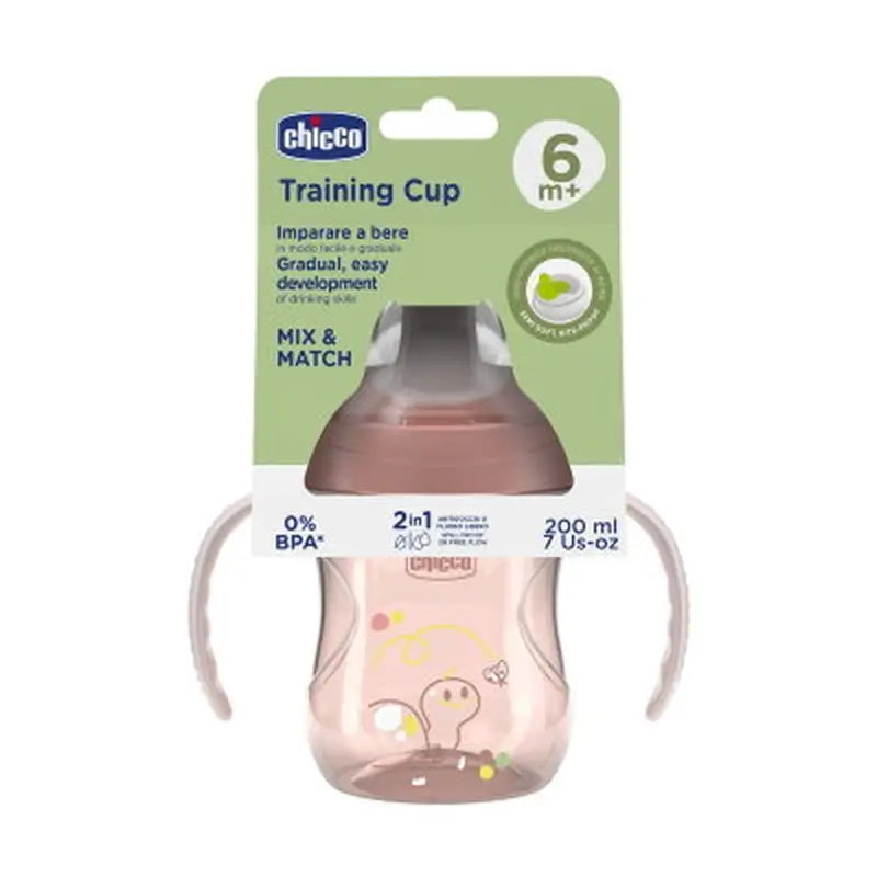 Chicco Tazza di apprendimento 6M+ Rosa 200 Ml