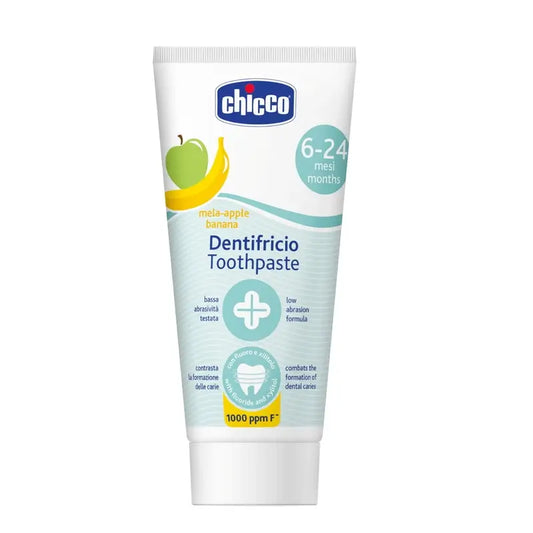 Chicco Dentifricio Mela e Banana 6-24M Fluoruro