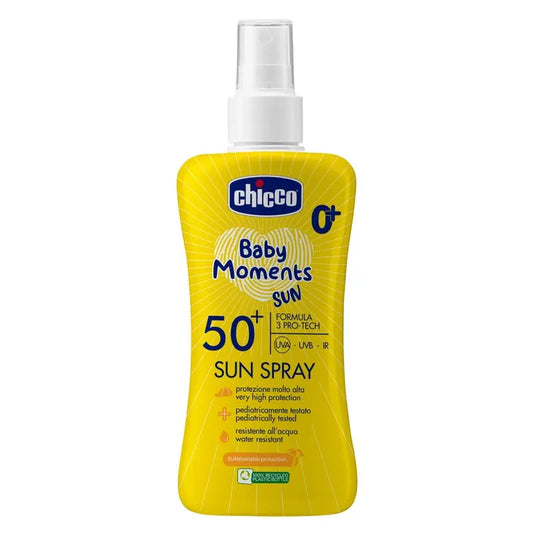 Chicco Baby Moments Crema Spray Formato Spf50+ 150Ml