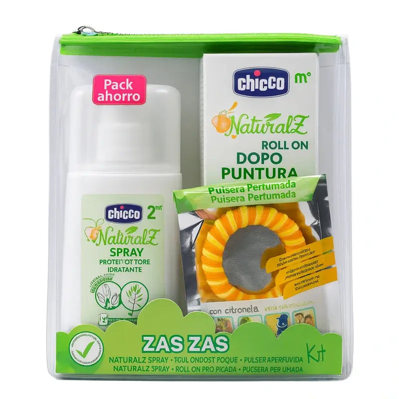 Chicco Naturalz Confezione di protezioni da viaggio Zas-Zas Chicco
