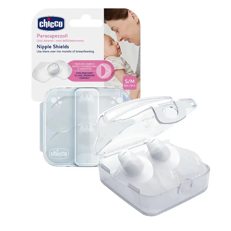 Chicco Paracapezzoli in silicone Skintoskin Taglia S/M 2 Unità