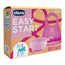 Chicco Take Eat Easy Set pappa in silicone rosa 6M+