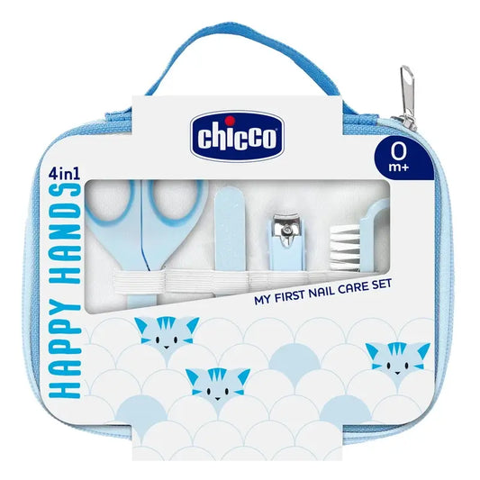 Chicco Happy Hands Set per la cura delle unghie blu