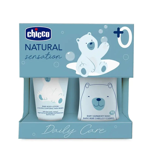 Chicco Natural Sensation - Set toilette e crema