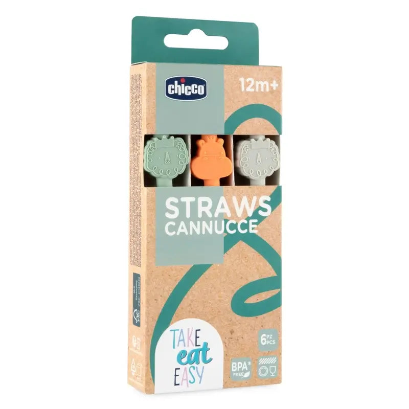 Chicco Take Eat Easy Cannucce colorate 12M+
