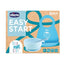 Chicco Take Eat Easy Set pappa in silicone blu 6M+