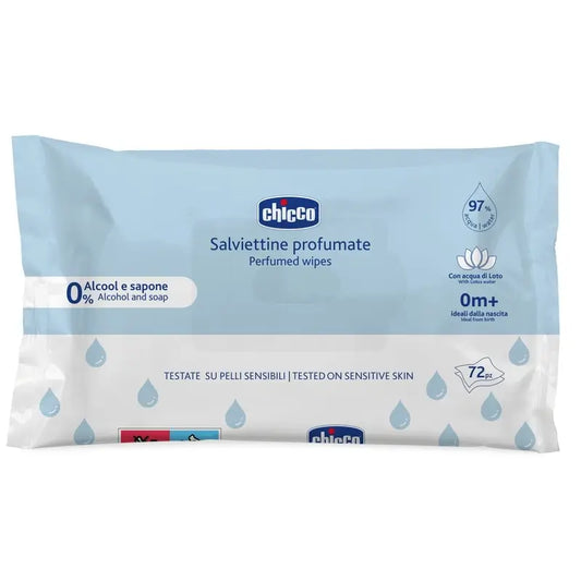 Chicco Salviette detergenti senza coperchio 72 Unità