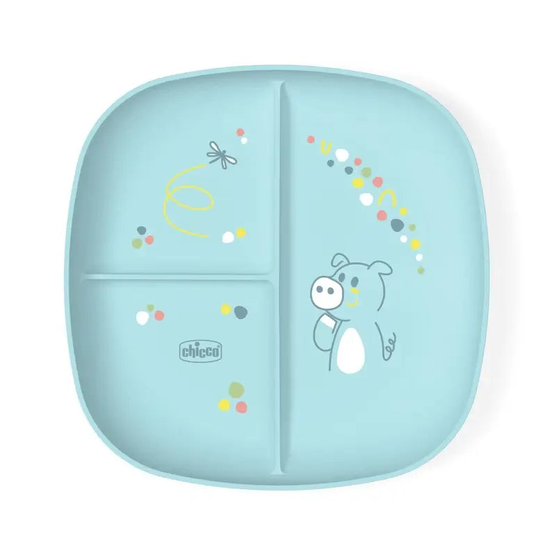 Chicco Piatto con scomparti 12M+ Blu