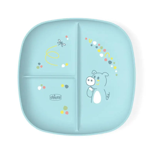 Chicco Piatto con scomparti 12M+ Blu