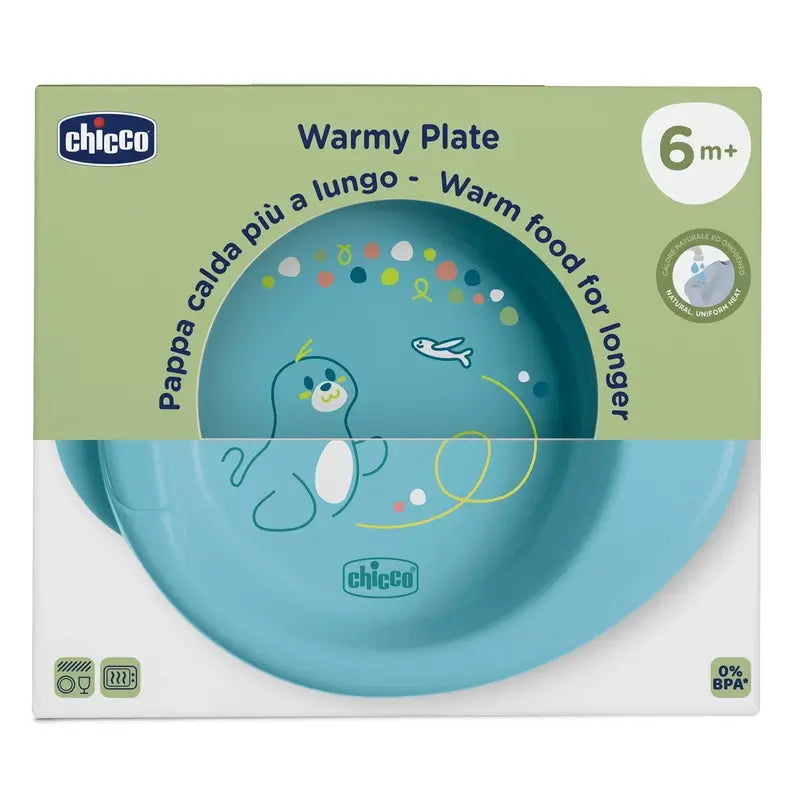 Piastra termica Chicco 6M+ Blu