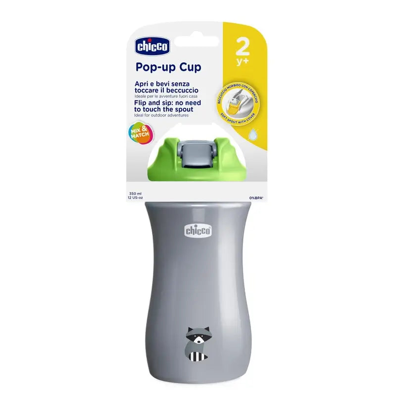 Chicco Soft Straw Tumbler Pop-Up Verde 2Y+