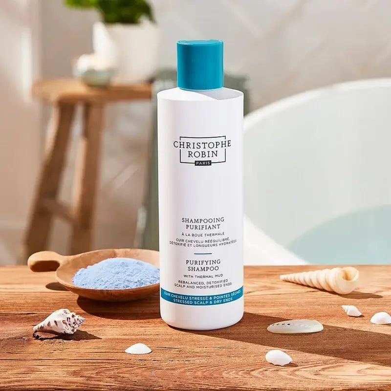 Christophe Robin Shampoo Purificante al Fango Termale , 250 ml