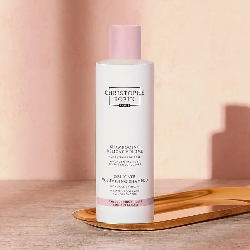 Christophe Robin Shampoo Delicato Volumizzante agli Estratti di Rosa , 250 ml