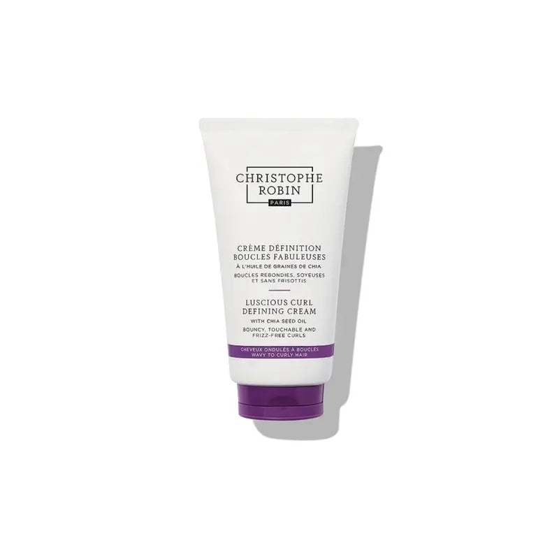 Christophe Robin Crema Definitrice di Ricci con Olio di Semi di Chia (Capelli Mossi e Ricci) , 150 ml