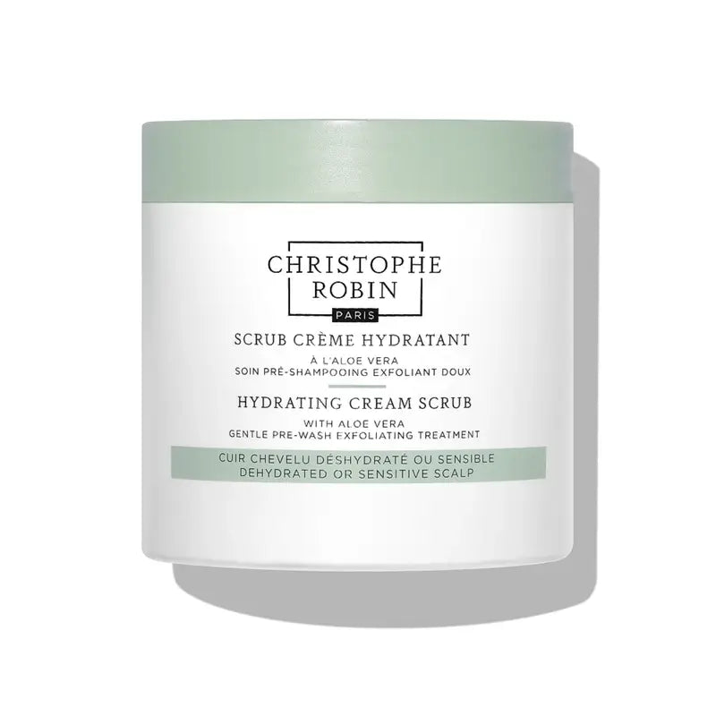 Christophe Robin Crema esfoliante idratante con aloe vera , 250 ml