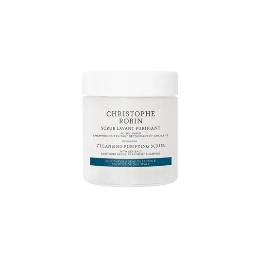 Christophe Robin Gommage detergente purificante con sale marino - Formato viaggio, 75 ml