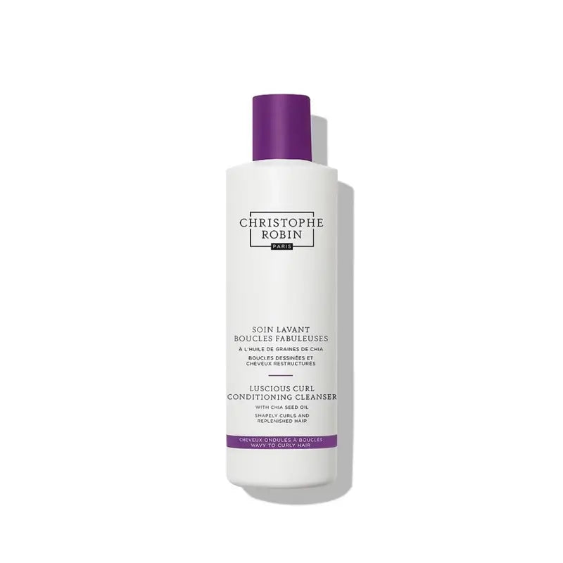 Christophe Robin Luscious Curl Conditioning Cleanser con olio di semi di chia (capelli mossi e ricci) , 250 ml