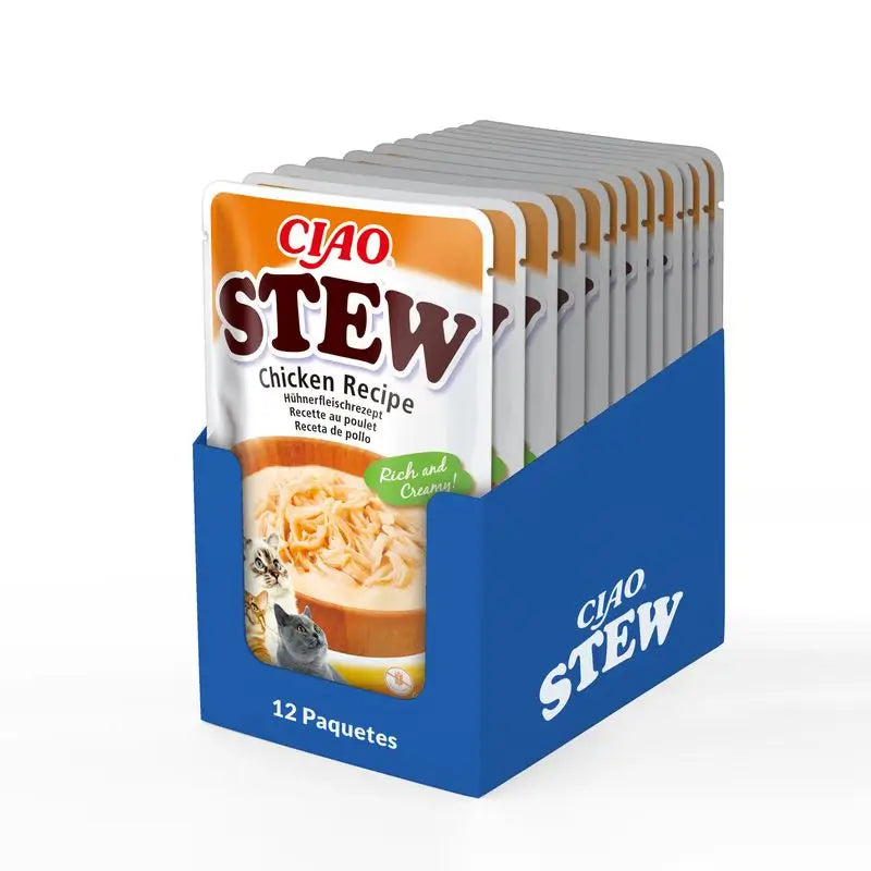 Churu Cat Spezzatino di pollo Display di pollo 12x40gr