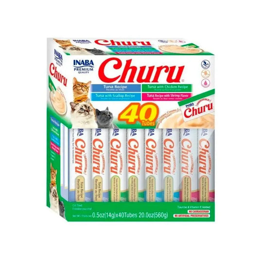 Churu Cat Tonno e varietà di frutti di mare 40X14Gr