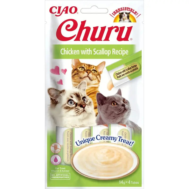 Churu Gato Chicken Scallop Recipe 4X14Gr