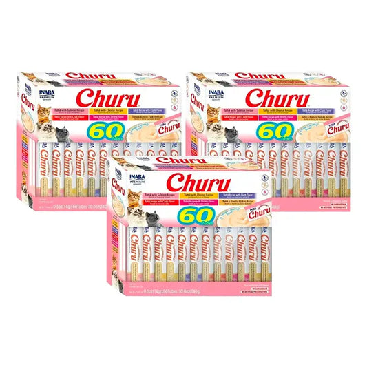 Varietà di tonno Churu Cats, Confezione 3 x 60X14Gr