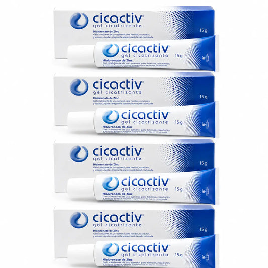 Cicactiv Gel cicatrizzante 15 g, confezione da 4