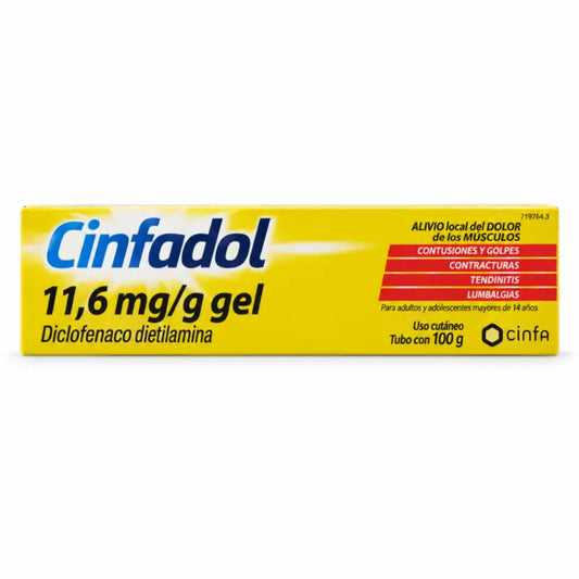 Cinfadol Gel 11,6 mg 100 g