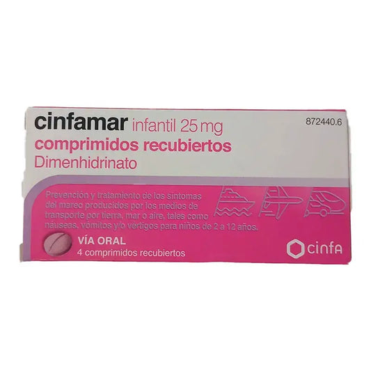 Cinfamar Infantil 4 Compresse rivestite con film