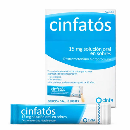Cinfatos 15 mg Soluzione orale 18 bustine