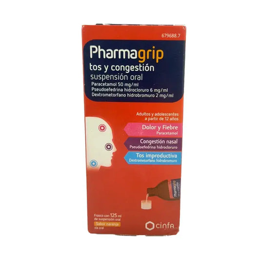 Pharmagrip Tosse e Congestione Sospensione orale , 125 ml