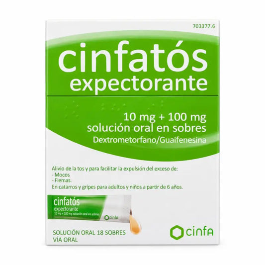 Cinfatos Espettorante Soluzione orale 18 bustine
