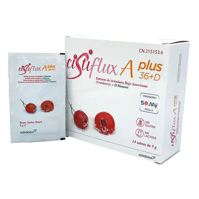 Cistiflux A Plus 36+D, 14 bustine da 5 grammi