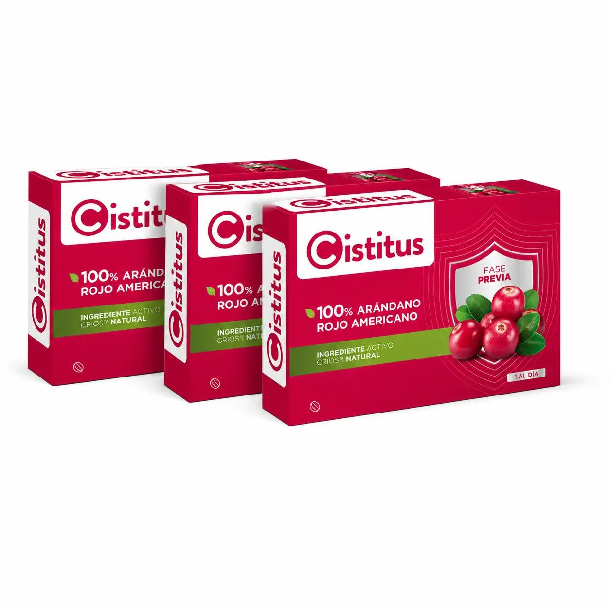 Cistitus 130 mg Concentrato di mirtillo rosso, 60 compresse, confezione da 3
