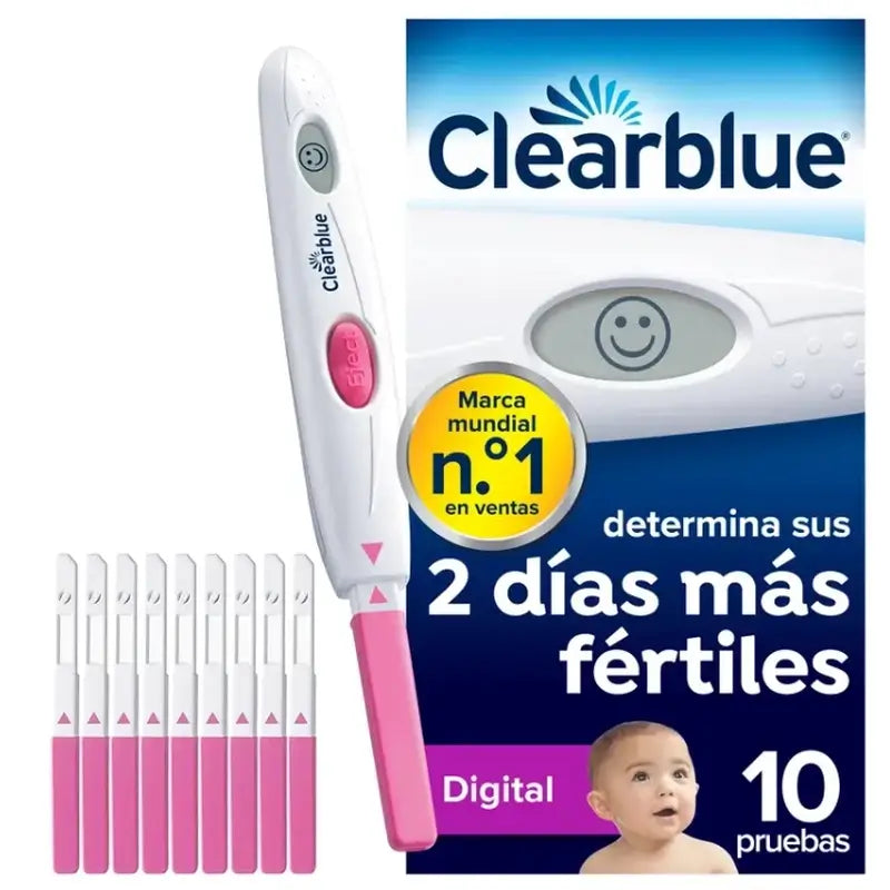 Confezione Clearblue Test di gravidanza precoce analogico 1 test + Clearblue Test di ovulazione 10 stick di test