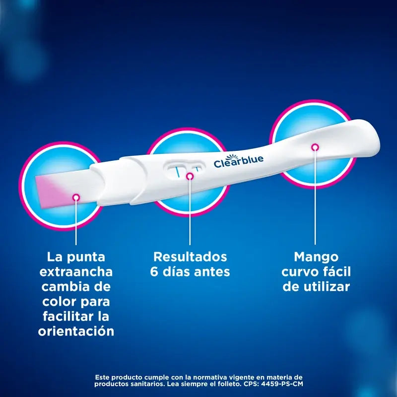 Confezione Clearblue Test di gravidanza precoce analogico 1 test + Clearblue Test di ovulazione 10 stick di test