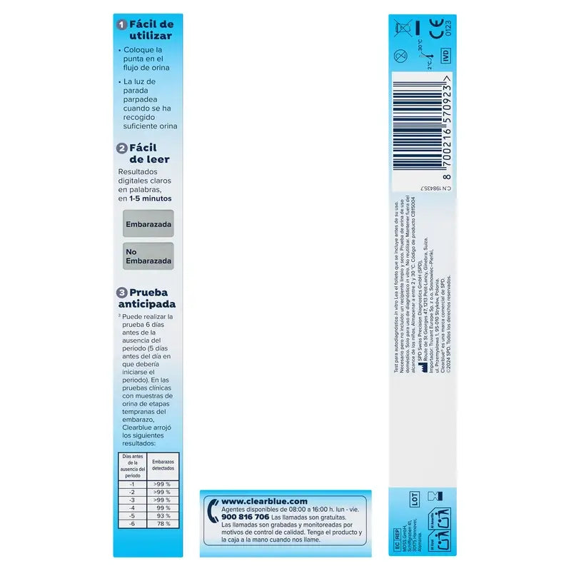 Clearblue Ultra Early Digital Pregnancy Test, 1 test digitale