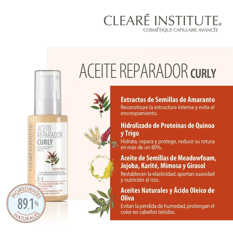 Istituto Clearé Capelli Ricci Metodo Ricci Olio Idratante 50 Ml