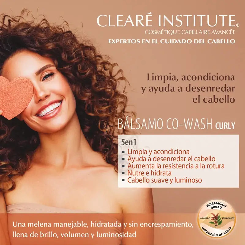Clearé Instiute Balsam Co-Wash Metodo Capelli Ricci 330 Ml
