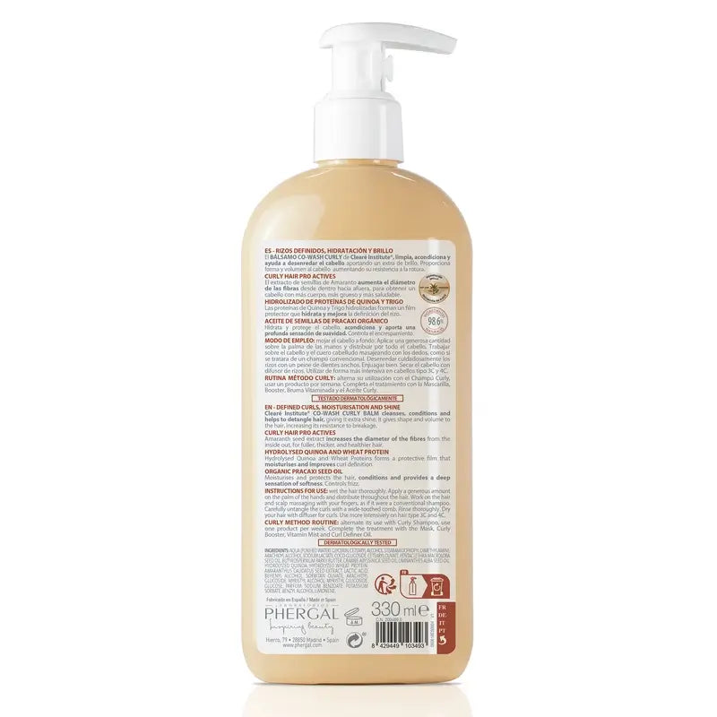 Clearé Instiute Balsam Co-Wash Metodo Capelli Ricci 330 Ml