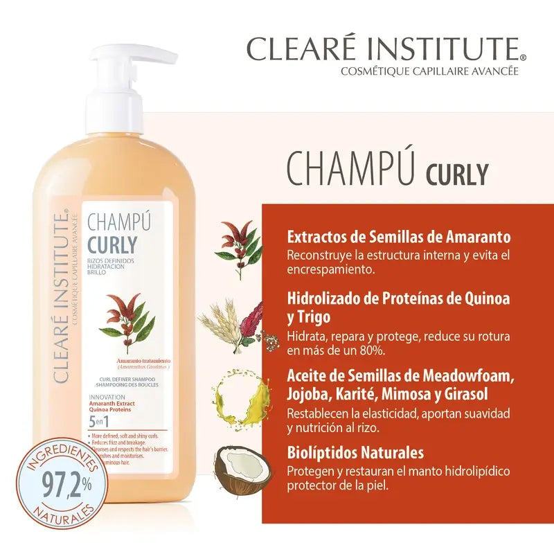 Clearé Institute Capelli Ricci Metodo Shampoo Ricci 400 Ml