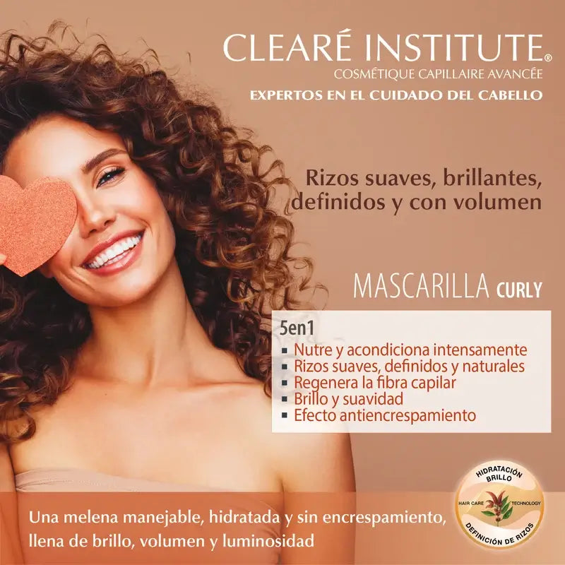 Clearé Institute Capelli Ricci Maschera Metodo Ricci 300 Ml