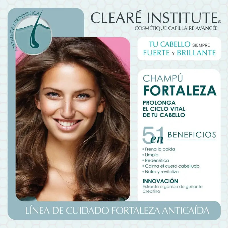 Clearé Institute Shampoo anti-caduta 400 Ml.